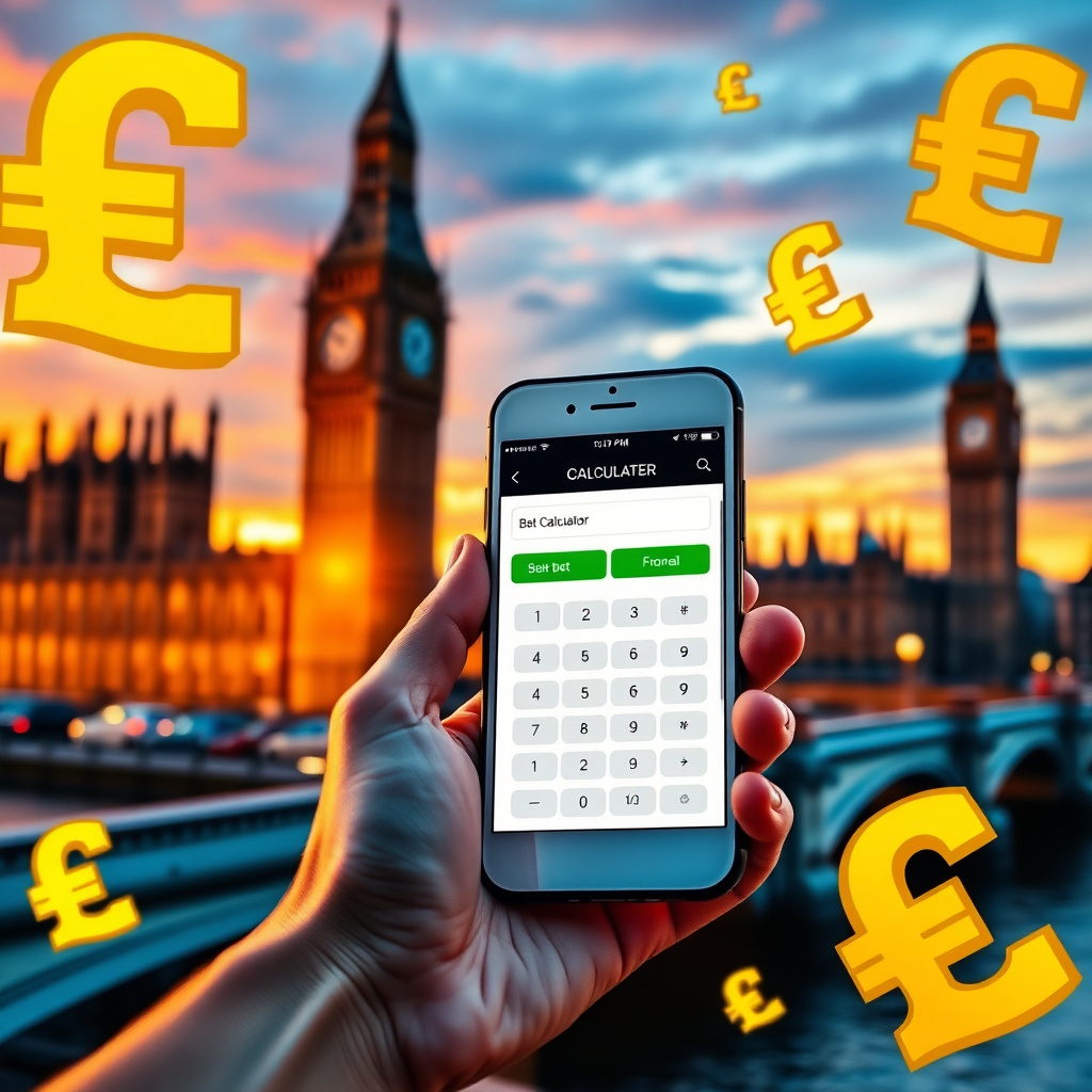 single bet calculator showing stake odds and potential returns